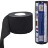 Disposable Barber Neck Roll Strips, Stretchy Paper, for Haircut Styling, Salon Use, Black